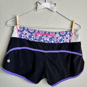 Lululemon Speed Up Shorts 2.5 | Purple, Black, Pink, Aqua, Floral